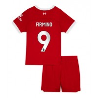 Dres Liverpool Roberto Firmino #9 Domaci za djecu 2023-24 Kratak Rukav (+ kratke hlače)